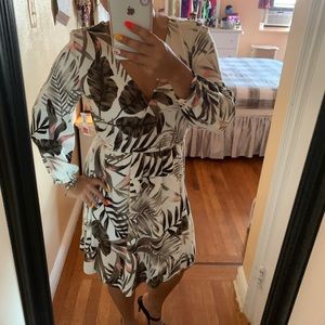 Long sleeve floral dress